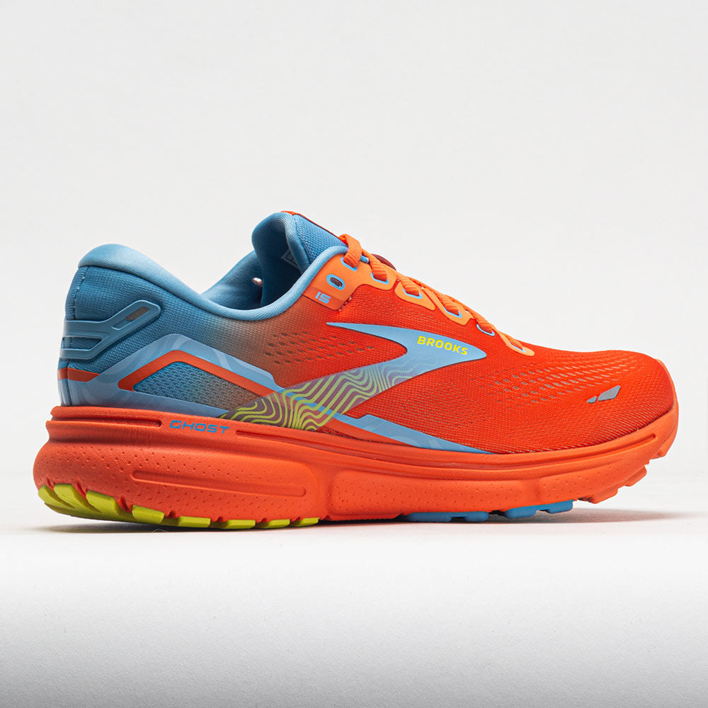 Brooks Ghost 15 Men's  Orange/Blue/Yellow