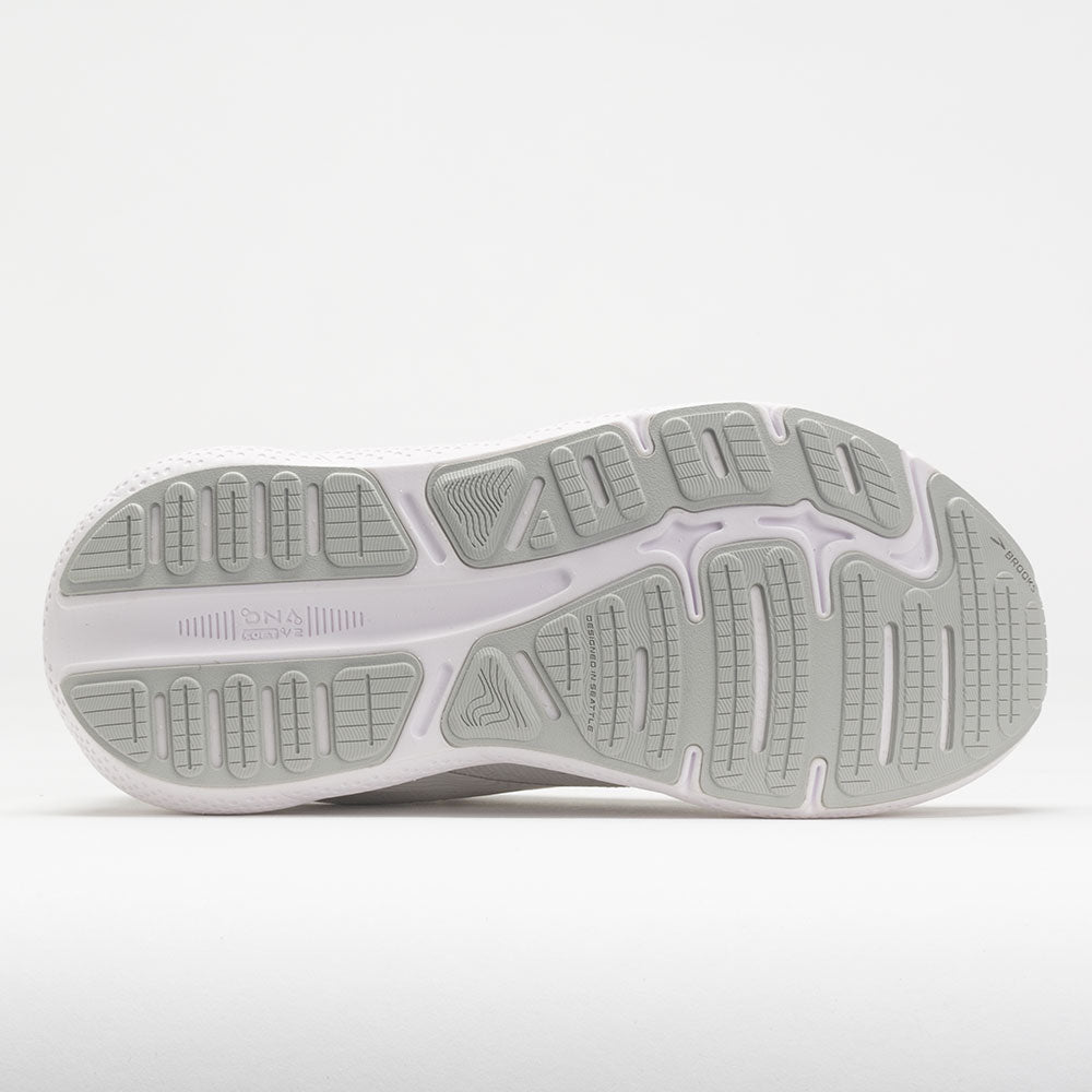 Brooks Ghost Max Women's  White/Oyster/Metallic Silver