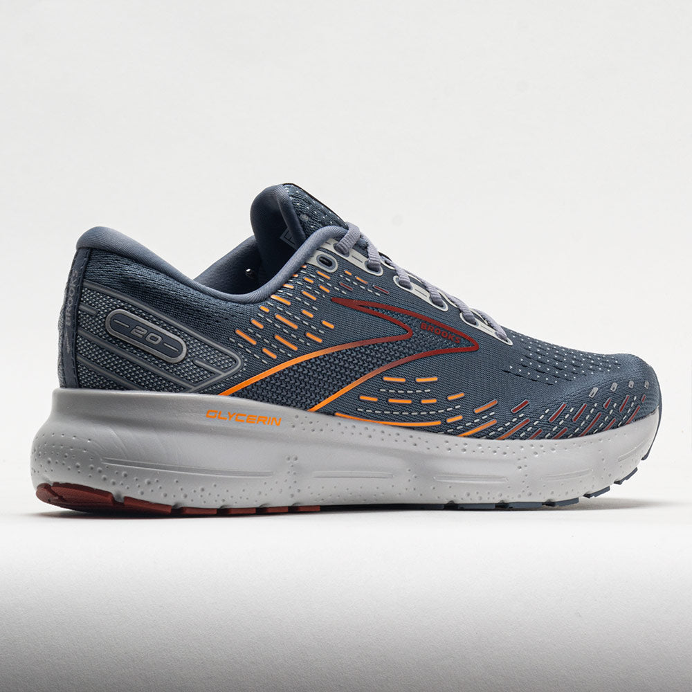 Brooks Glycerin 20 Men's  Grey/Chili Oil/Orange